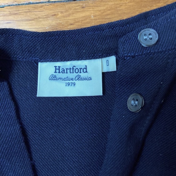 Hartford navy babydoll dress - Picture 2 of 5